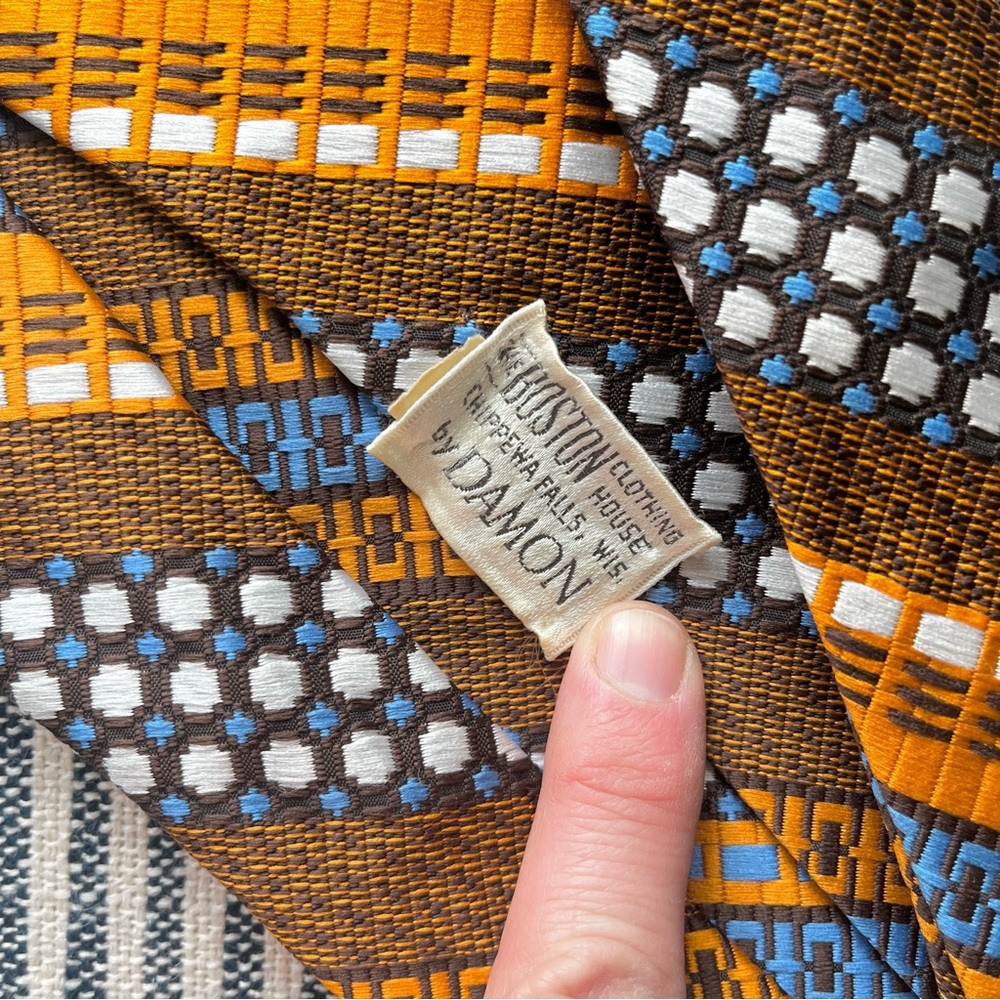 OS Vintage Necktie The Boston Clo House Chippewa Falls, WI by Damon